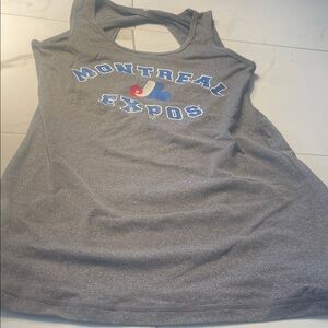 Gray Montreal Expos Tank Top